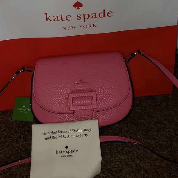 kate spade Handbags - NWT - Kate Spade 'kallie' Pink Lthr Crssbdy RIP😢